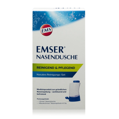 Emser Nasendusche mit 4 Beuteln Nasenspülsalz - Nasales Reinigungs-Set (1 St.)