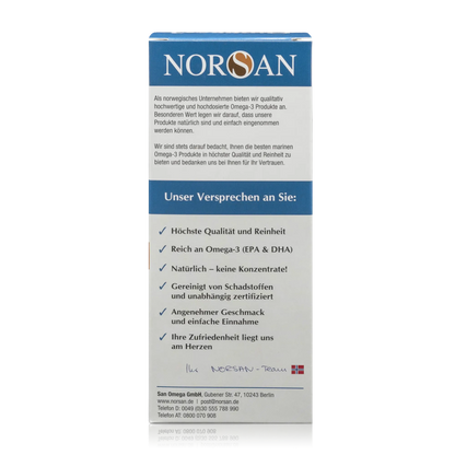 Norsan Fischöl Omega-3 Total mit Zitronengeschmack (200ml)