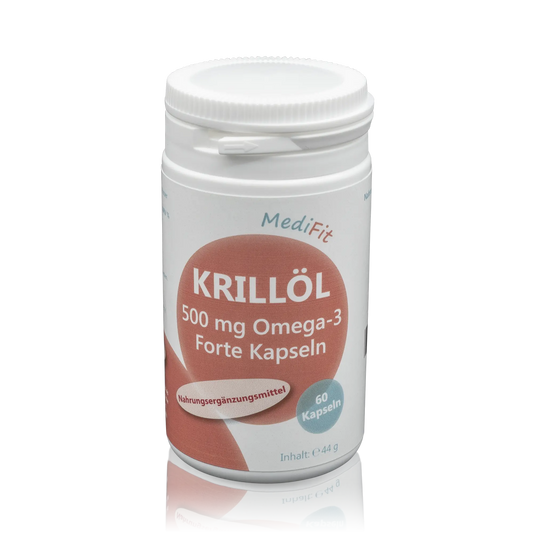 Apofit Krillöl 500mg Omega-3 Forte Kapseln (60 St.) - ROTE.PLACE