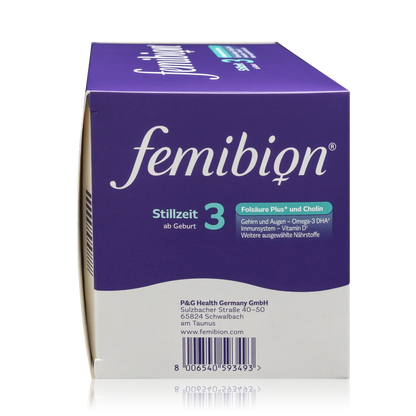 Femibion 3 Stillzeit Vorteilspack - Vitamine und Mineralstoffe (16 Wochen Packung) (112 Tabletten/112 Kapseln)